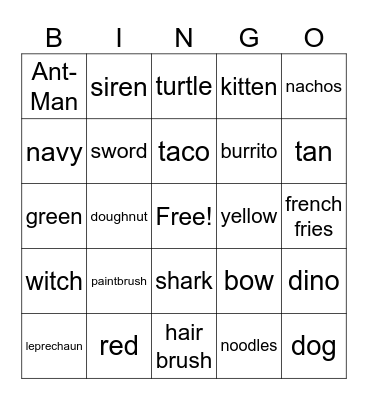 Infinite craft Bingo Card