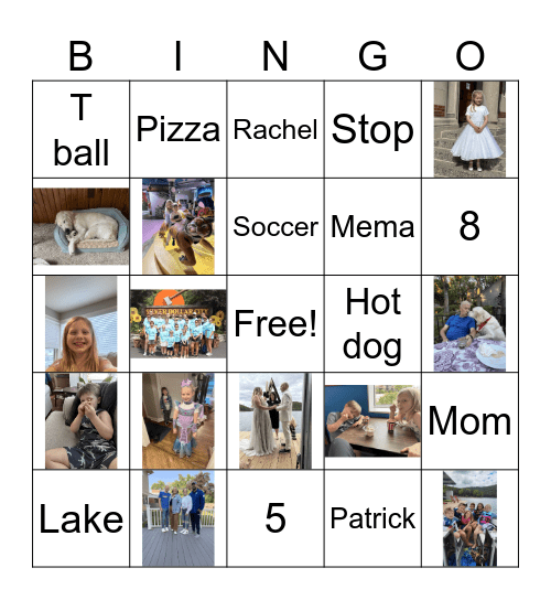 Summer 2025 Bingo Card