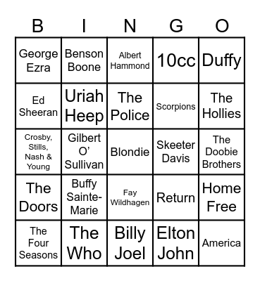 🦎 Bingo 105 🦎 Bingo Card
