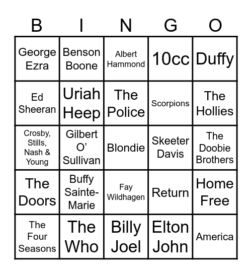 🦎 Bingo 105 🦎 Bingo Card