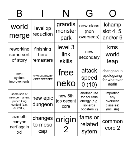 ASSemble BINGO Card
