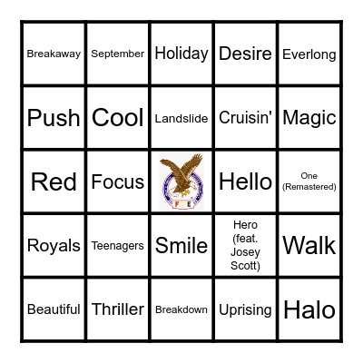 ONE WORD PT. 2 Bingo Card