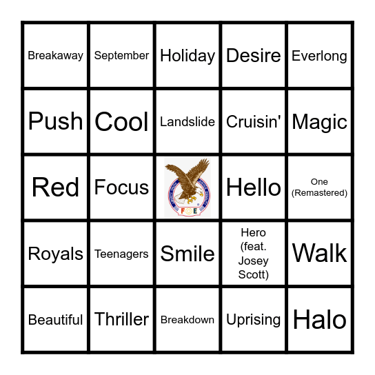 ONE WORD PT. 2 Bingo Card