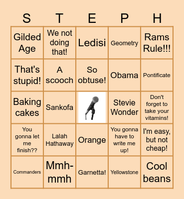 Dr. McLeod's Retirement Celebration! Bingo Card