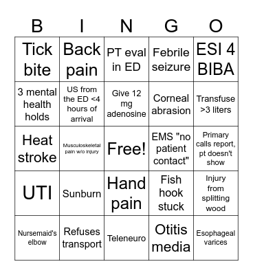 June Bingo Card
