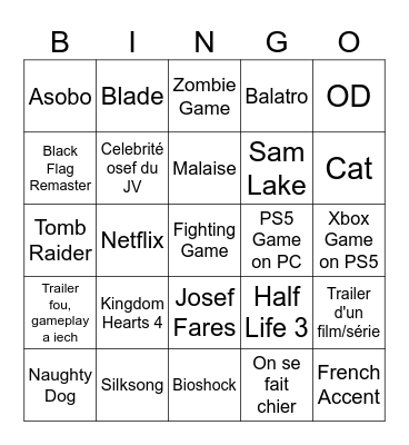 Summer Game Fest 2025 - Cha&Lulu Bingo Card