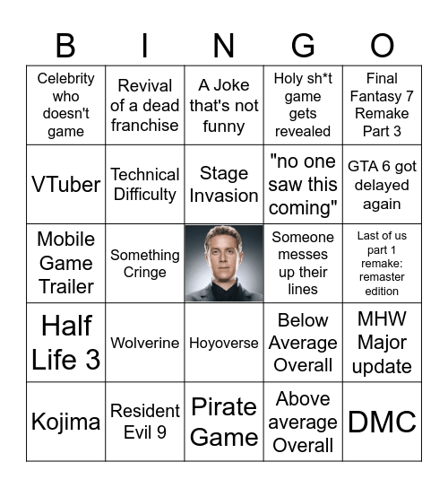 Summer Games Fest Bingo Card