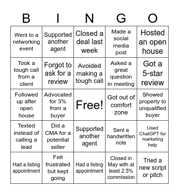 Beach Blanket Bingo Card