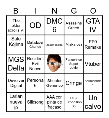 SUMMER GAME FEST 2025 Bingo Card