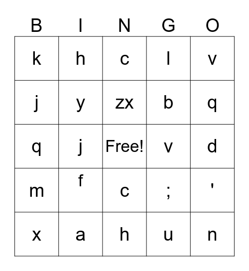 Summer Games Fest Bingo Card