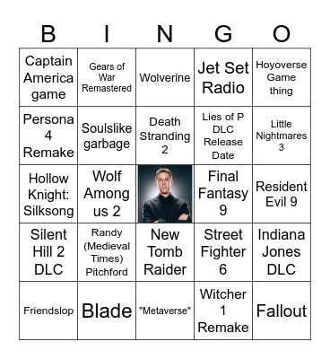 Summer Games Fest/Xbox showcase Bingo Card