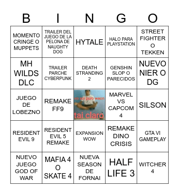 GEIM FEST 2025 Bingo Card