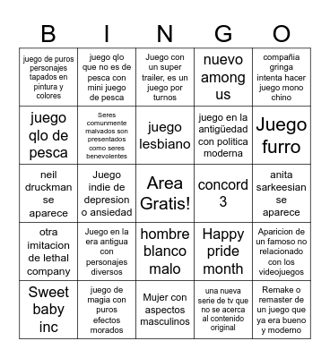 Woke-inator 3000 Bingo Card