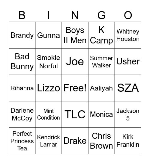 Classy Clay's Bingo Card