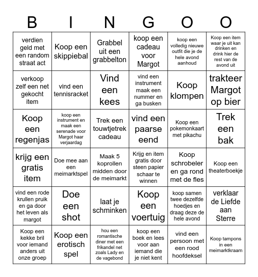 MEIMARKT MEGA BINGO MANIA Bingo Card