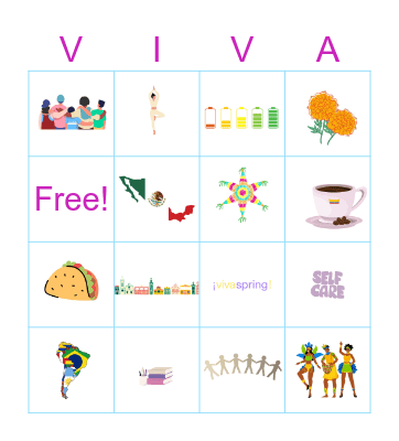 ¡VivaSpring! Bingo Card