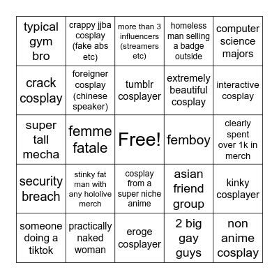 anyc bingo Card