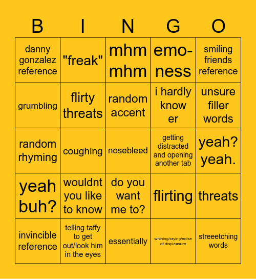 Kringo Bingo Card