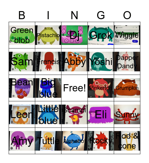 Endless monsters Bingo Card