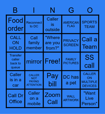 VRS THINGS Bingo Card