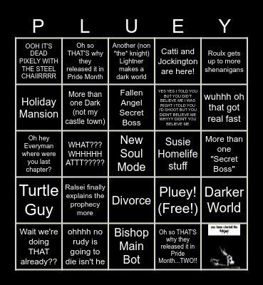 Deltago 4 Bingo Card