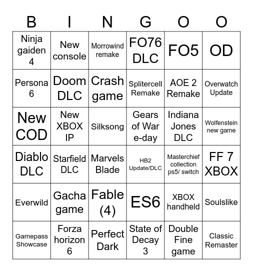 Bingo243 Bingo Card