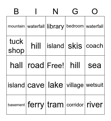 Brainy 5 Bingo Card