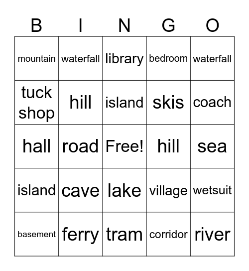 Brainy 5 Bingo Card