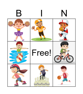 Sports Bingo Card