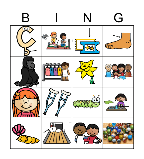 les son il-ill-ille Bingo Card