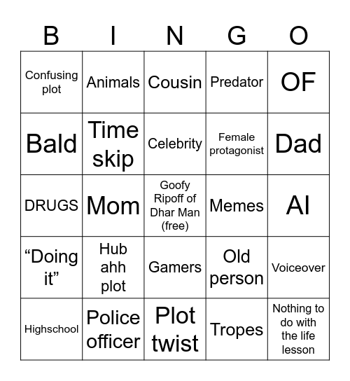 TTBingo Card