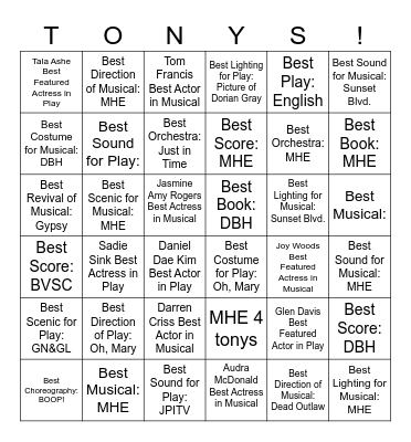 2025 Bingo Card