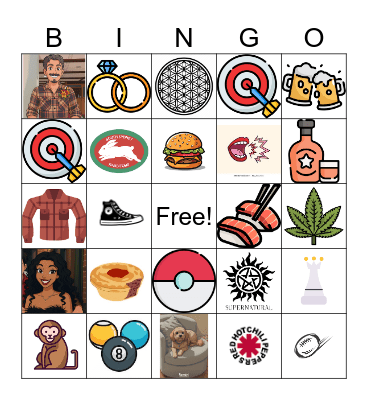 Pat's Bingo Card