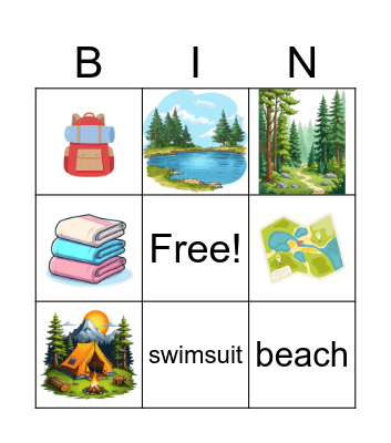 Summer Bingo Card
