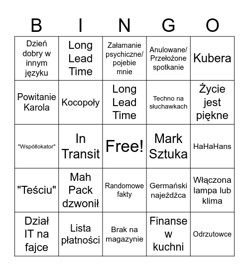 Bingo 10.06.2025 Bingo Card