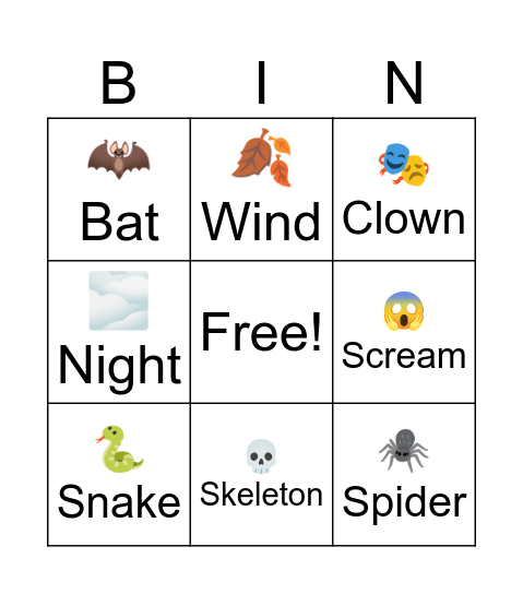 THIS IS HALLOWEEN Bingo Card