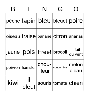 End of year review Bingo Card