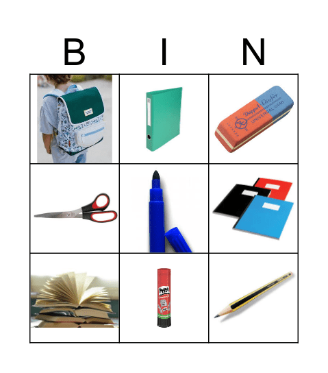 schoolspullen Bingo Card