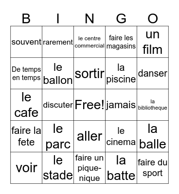 Chap 2, Vocab 2 Bingo Card