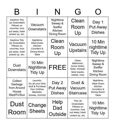 2025 Goodness Summer BINGO Card