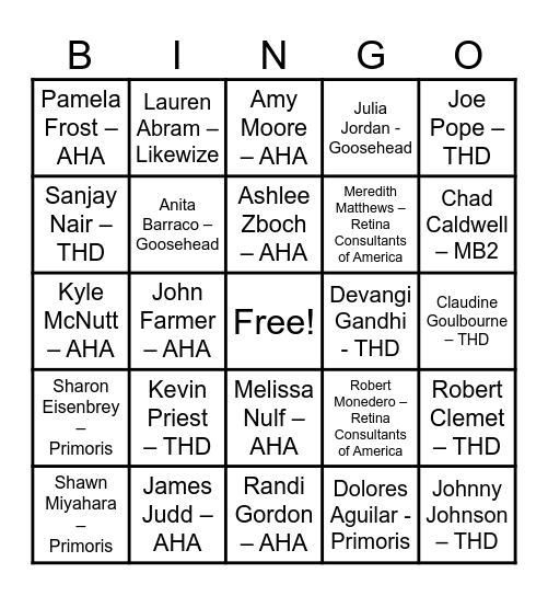 June Sales BINGO - Jasmine Bingo Card