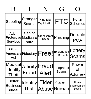 ESOP BINGO Card