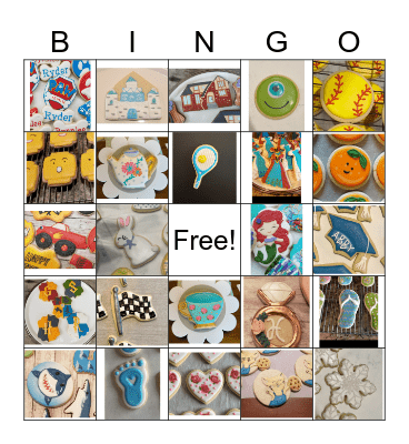 COOKIE Bingo Card