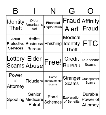 ESOP BINGO Card