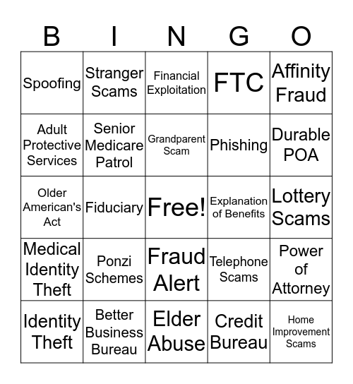 ESOP BINGO Card