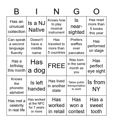 Paralegal Bingo Card