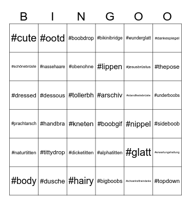 SGJ To-Do Bingo Card