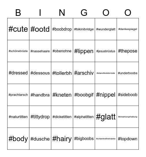 SGJ To-Do Bingo Card