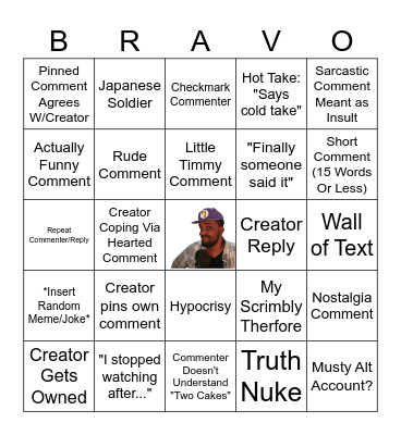 Bravo Six... Going Dark Bingo Card