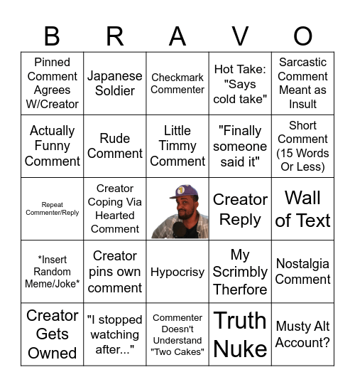 Bravo Six... Going Dark Bingo Card
